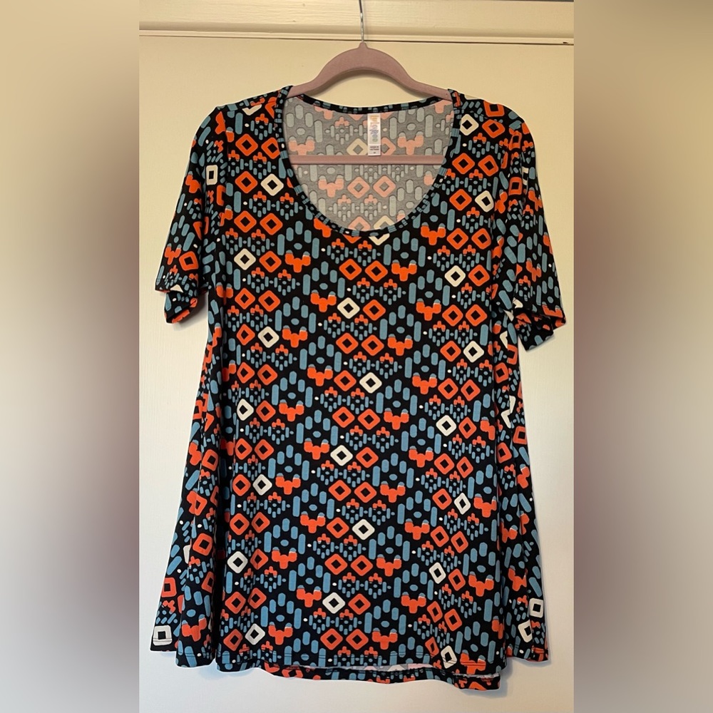 LuLaRoe Geometric Print Perfect Tee